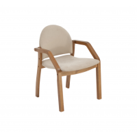 Стул-кресло Джуно 2.0, Орех/ Бежевый