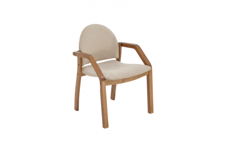 Стул-кресло Джуно 2.0, Орех/ Бежевый