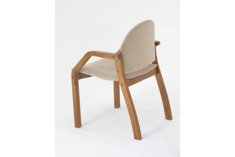 Стул-кресло Джуно 2.0, Орех/ Бежевый-2