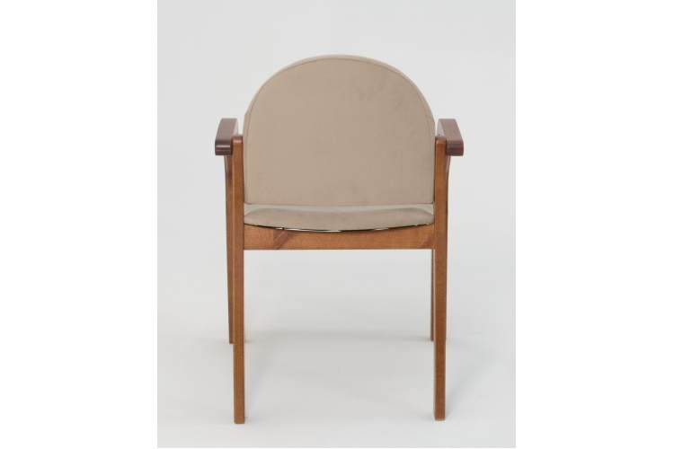 Стул-кресло Джуно 2.0, Орех/ Бежевый-5