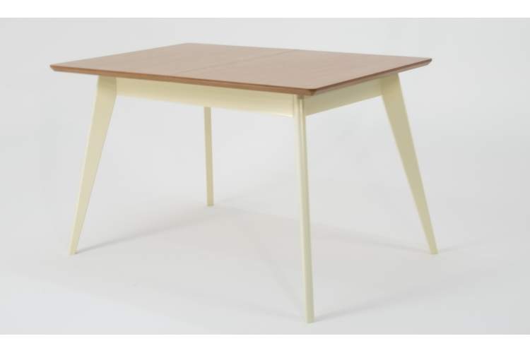 Стол Сканди 120, Слоновая кость/Натуральное дерево-2