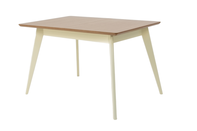 Стол Сканди 120, Слоновая кость/Натуральное дерево
