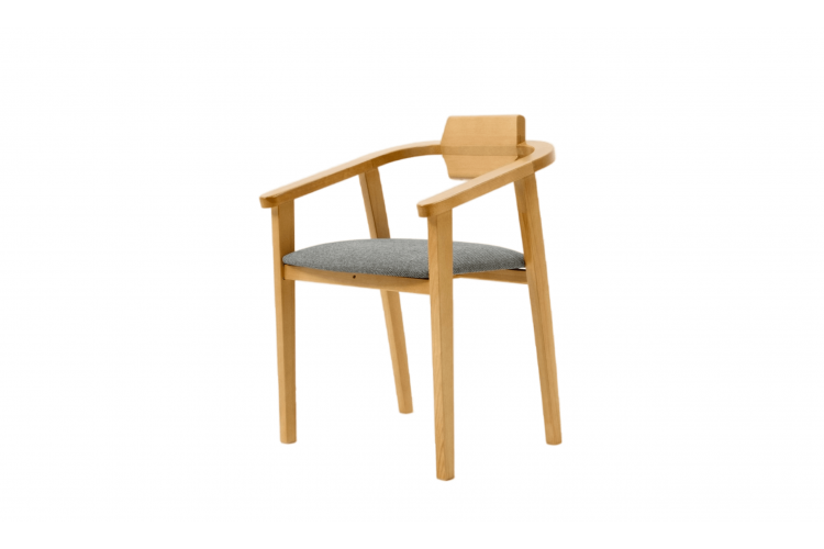 Стул-кресло Челси ПМ натур/графит