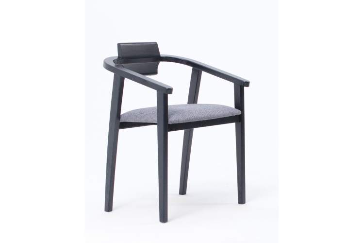 Стул-кресло Челси ПМ чёрный/графит-3