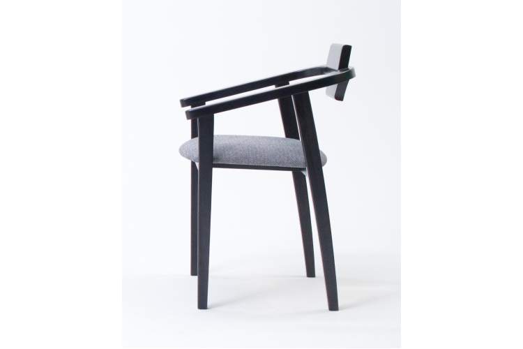 Стул-кресло Челси ПМ чёрный/графит-1