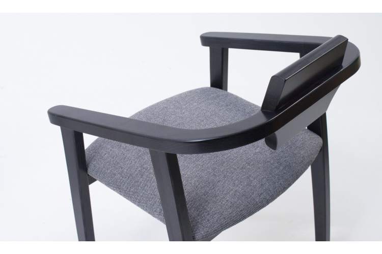 Стул-кресло Челси ПМ чёрный/графит-6