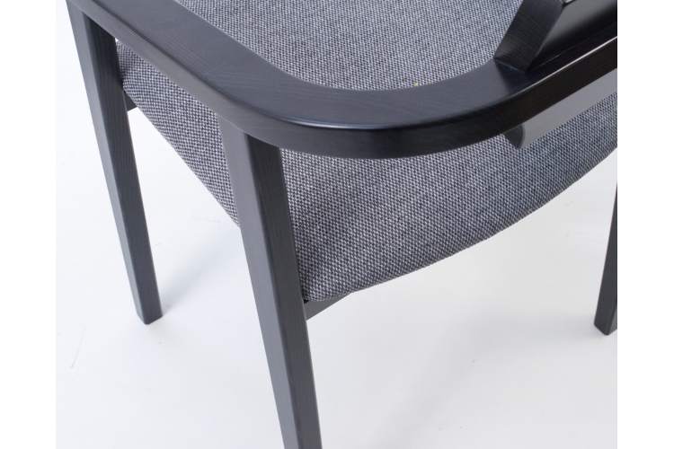 Стул-кресло Челси ПМ чёрный/графит-7