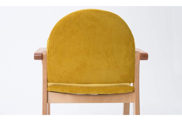 Стул-кресло Джуно 2.0 натур/жёлтый-3