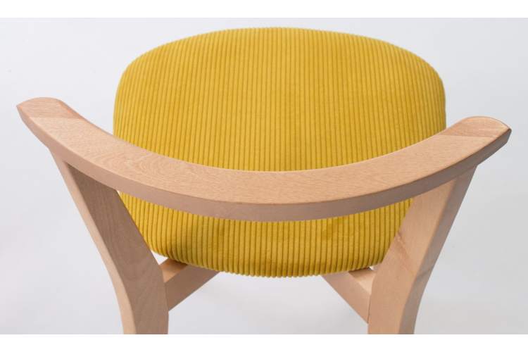 Стул Франк ПМ натур/жёлтый-3
