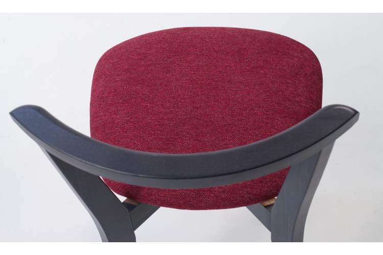 Стул Франк ПМ чёрный/красный-5