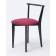 Стул Франк ПМ чёрный/красный