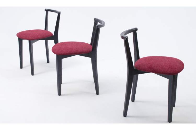 Стул Франк ПМ чёрный/красный-1