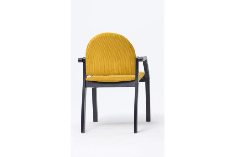 Стул-кресло Джуно 2.0 чёрный/жёлтый-2