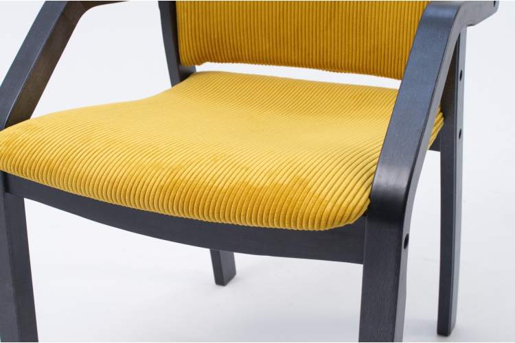 Стул-кресло Джуно 2.0 чёрный/жёлтый-8