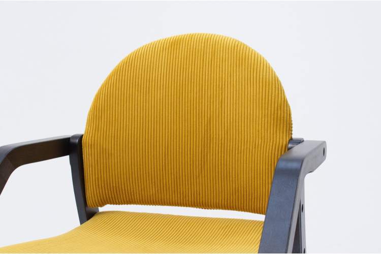 Стул-кресло Джуно 2.0 чёрный/жёлтый-7