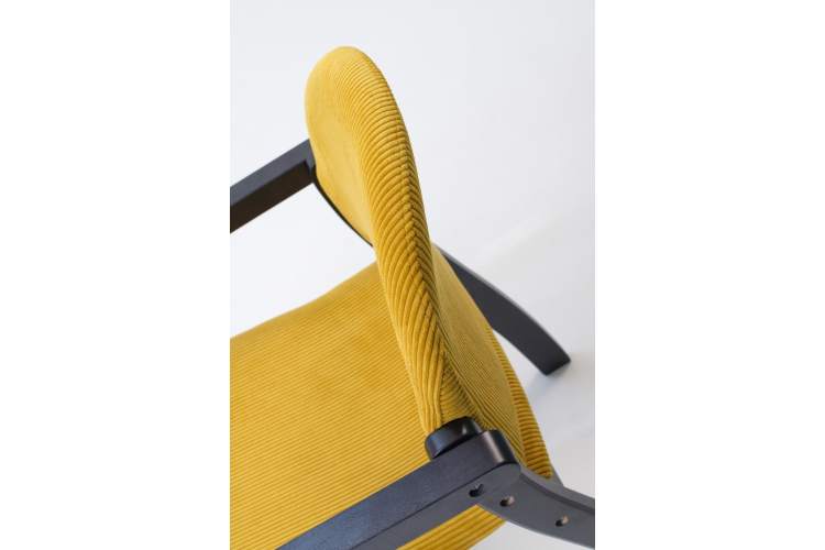 Стул-кресло Джуно 2.0 чёрный/жёлтый-5