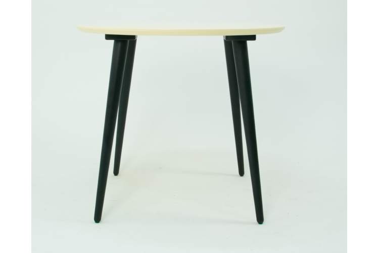 Стол Монте К 100 чёрное дерево/слоновая кость-6