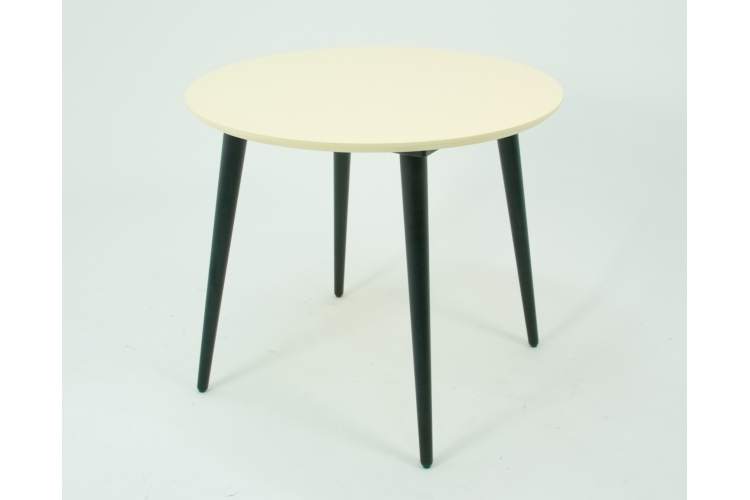 Стол Монте К 100 чёрное дерево/слоновая кость-3