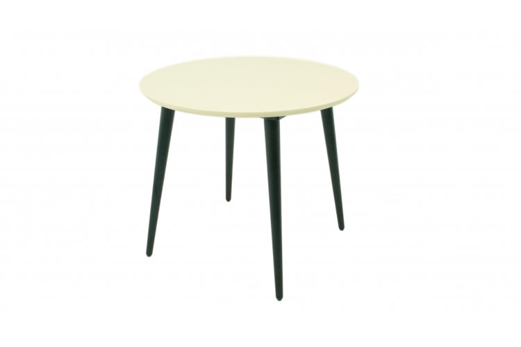 Стол Монте К 100 чёрное дерево/слоновая кость