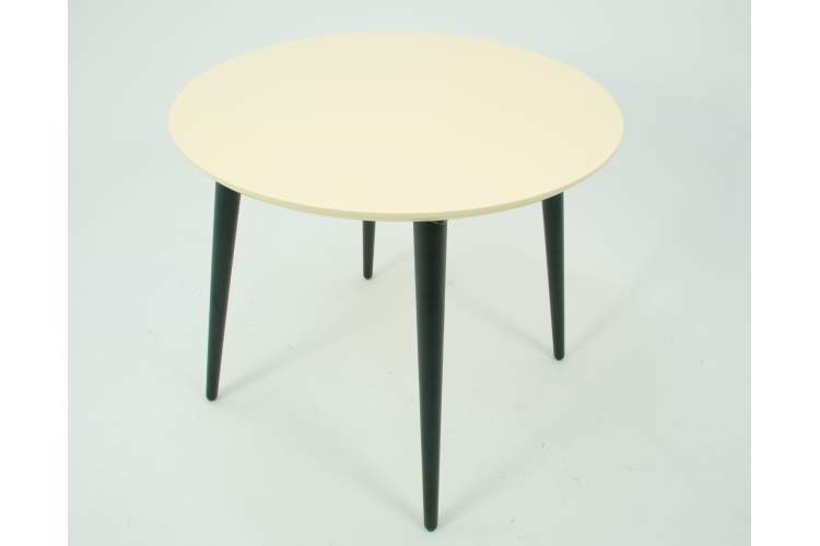 Стол Монте К 100 чёрное дерево/слоновая кость-2