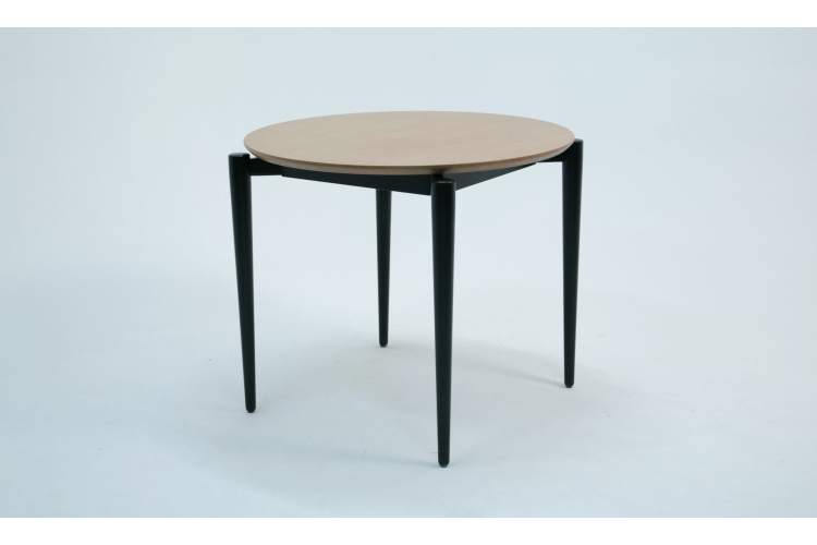 Стол Pawook К 90 чёрный/натур-1