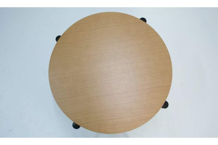 Стол Pawook К 90 чёрный/натур-5