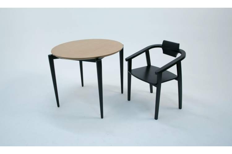 Стол Pawook К 90 чёрный/натур-8