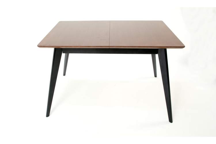 Стол Сканди 120 чёрное дерево/орех-2