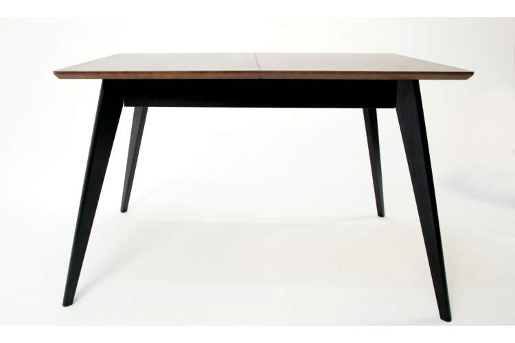 Стол Сканди 120 чёрное дерево/орех-3