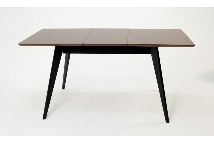 Стол Сканди 120 чёрное дерево/орех-5