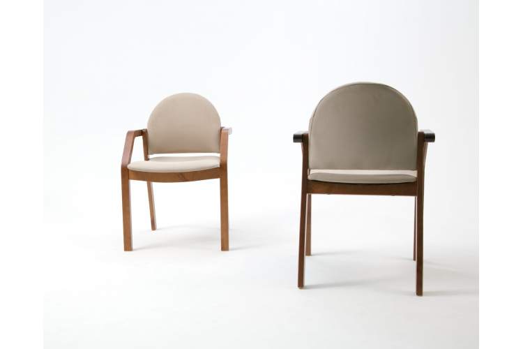 Стул-кресло Джуно 2.0, Орех/ Бежевый-20