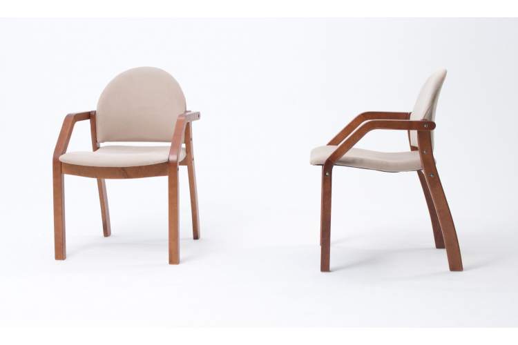 Стул-кресло Джуно 2.0, Орех/ Бежевый-19