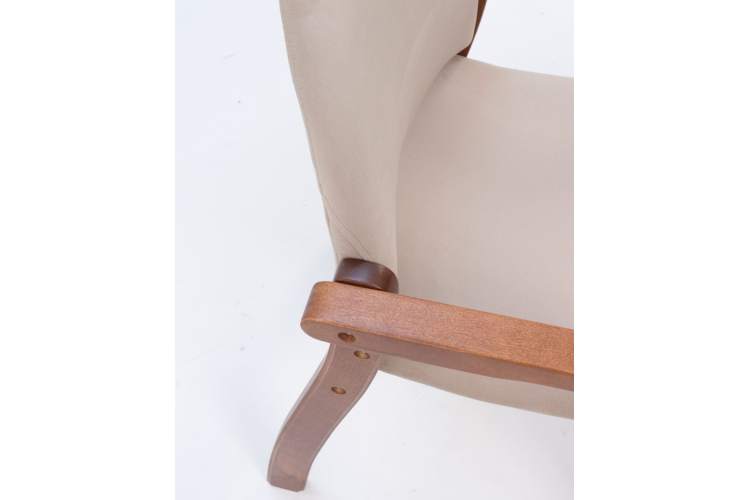 Стул-кресло Джуно 2.0, Орех/ Бежевый-14