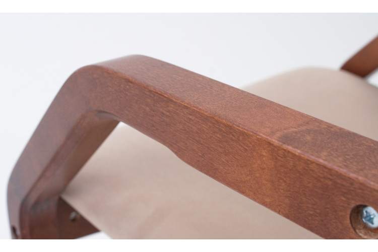 Стул-кресло Джуно 2.0, Орех/ Бежевый-11