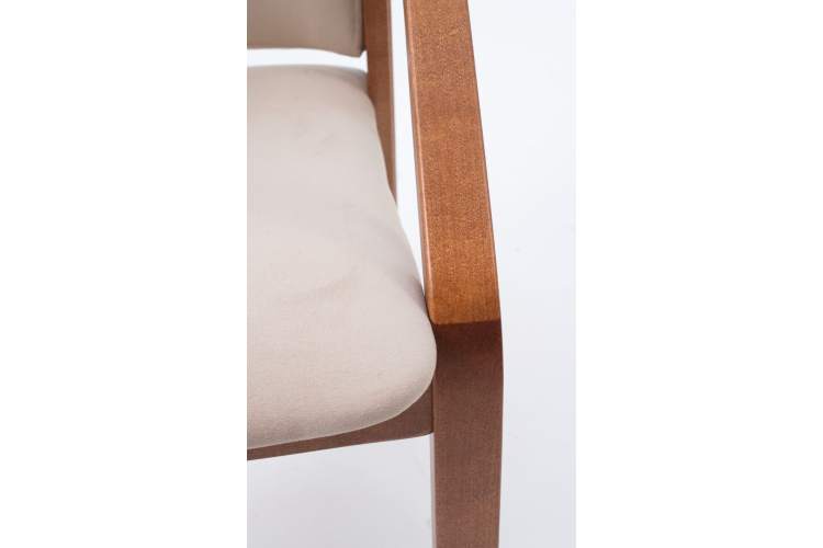 Стул-кресло Джуно 2.0, Орех/ Бежевый-10