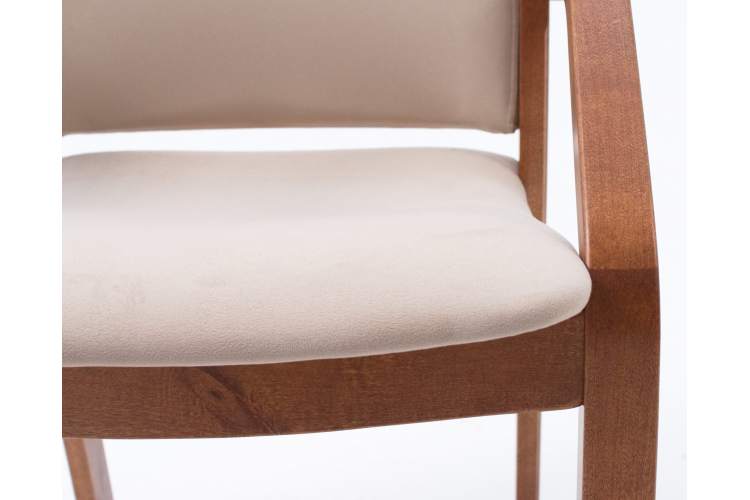Стул-кресло Джуно 2.0, Орех/ Бежевый-9