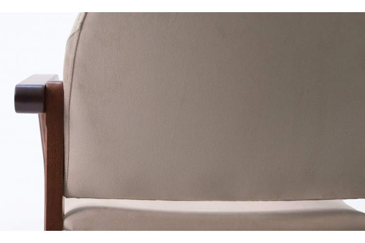 Стул-кресло Джуно 2.0, Орех/ Бежевый-8