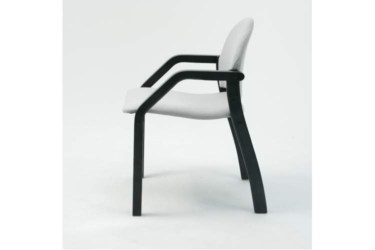 Стул-кресло Джуно 2.0 чёрное дерево/серый-9