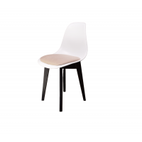 Стул Сашш чёрный /белый, бежевый