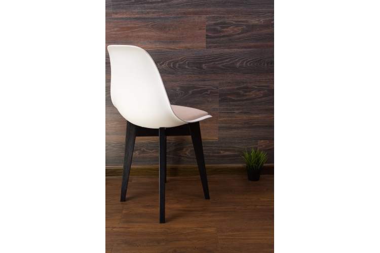 Стул Сашш чёрный /белый, бежевый-3