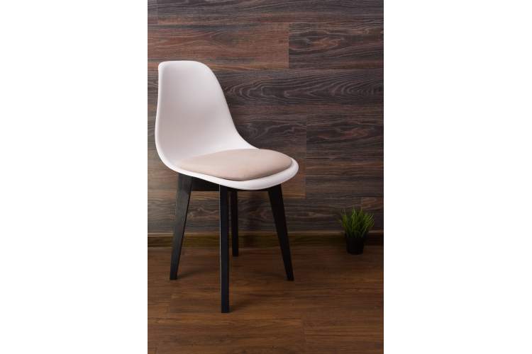 Стул Сашш чёрный /белый, бежевый-1