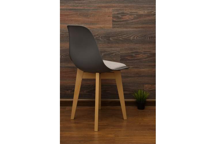 Стул Сашш натур /серый, серая гусиная лапка-6