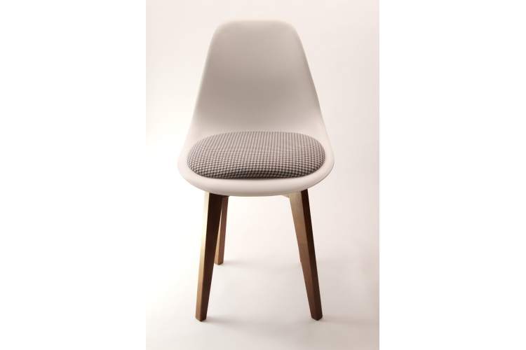 Стул Сашш орех /белый, серый ГЛ-10