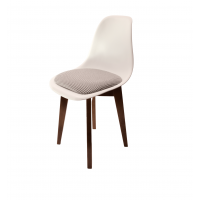 Стул Сашш орех /белый, серый ГЛ