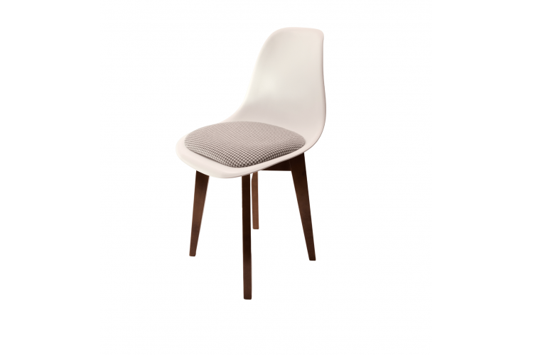 Стул Сашш орех /белый, серый ГЛ