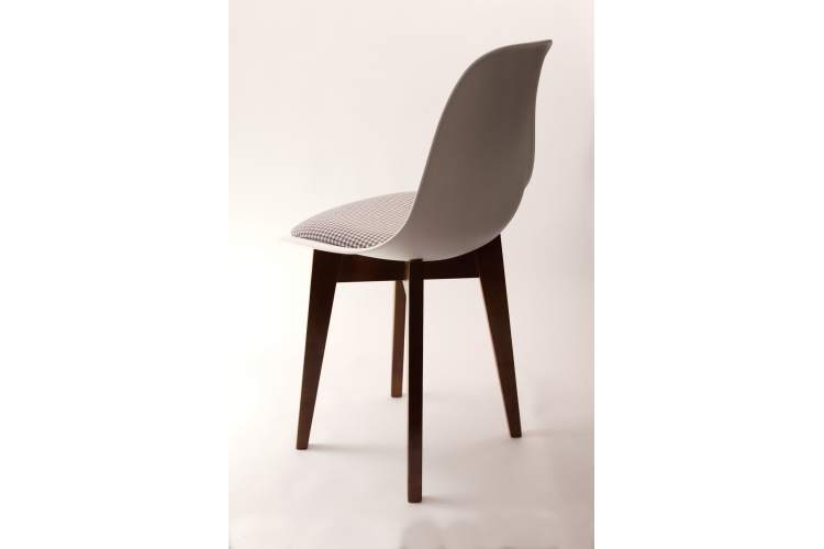 Стул Сашш орех /белый, серый ГЛ-14