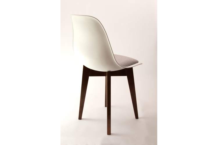 Стул Сашш орех /белый, серый ГЛ-16