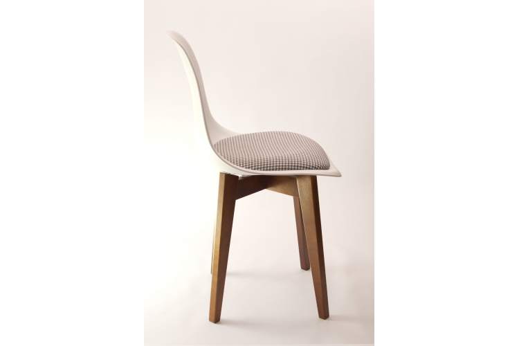 Стул Сашш орех /белый, серый ГЛ-17