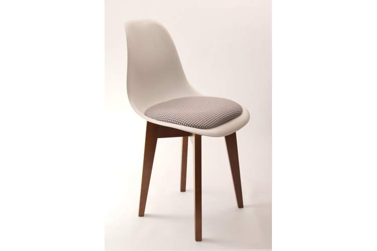 Стул Сашш орех /белый, серый ГЛ-18