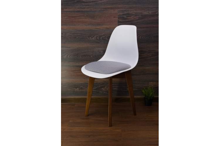 Стул Сашш орех /белый, серый ГЛ-1